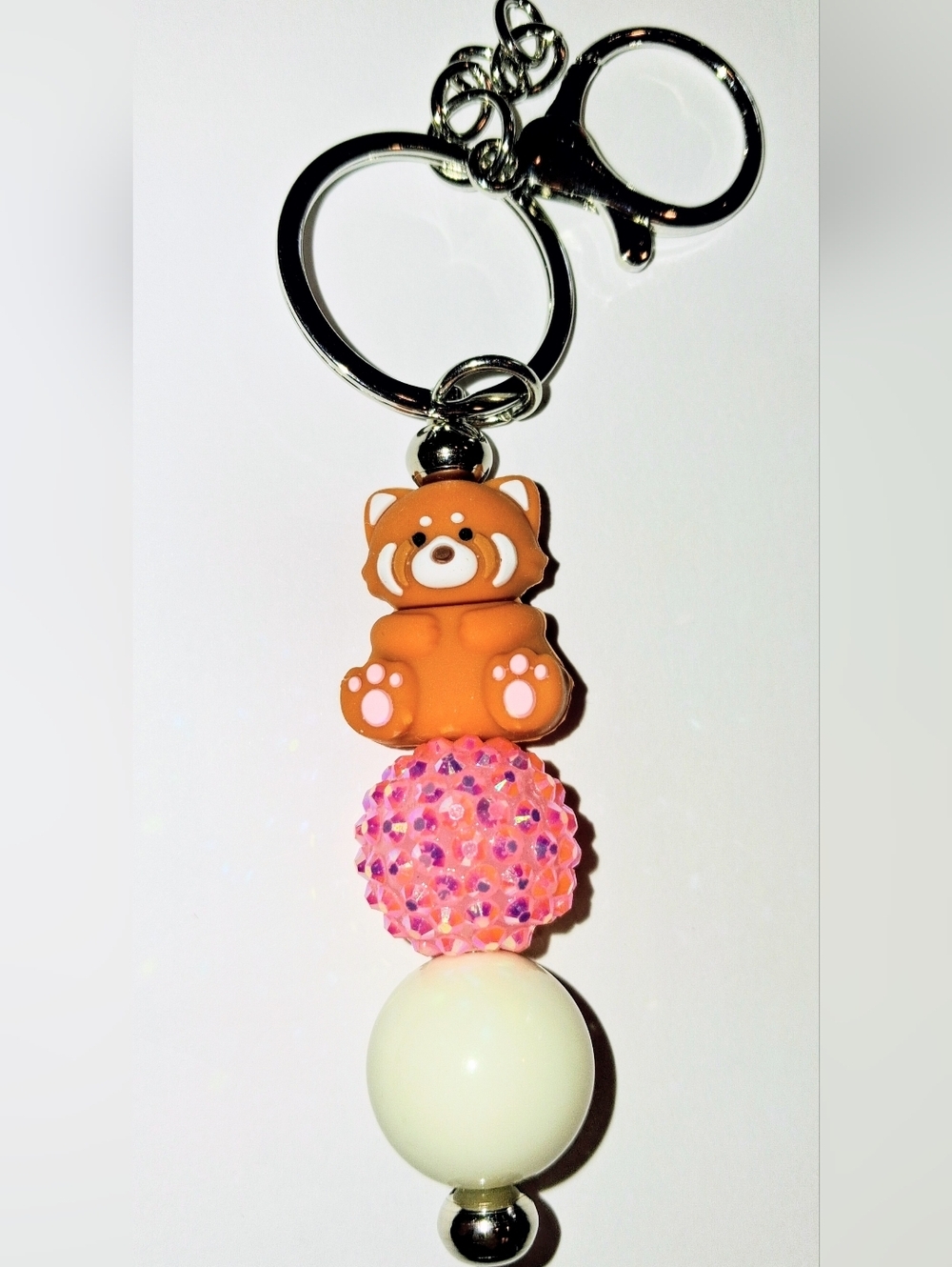 ❤️ RED PANADA - KEYCHAIN / BAG CLIP